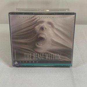 The Beast Within Gabriel Knight II 2 PC 6 CD-ROM Game Sierra 1995 Rare